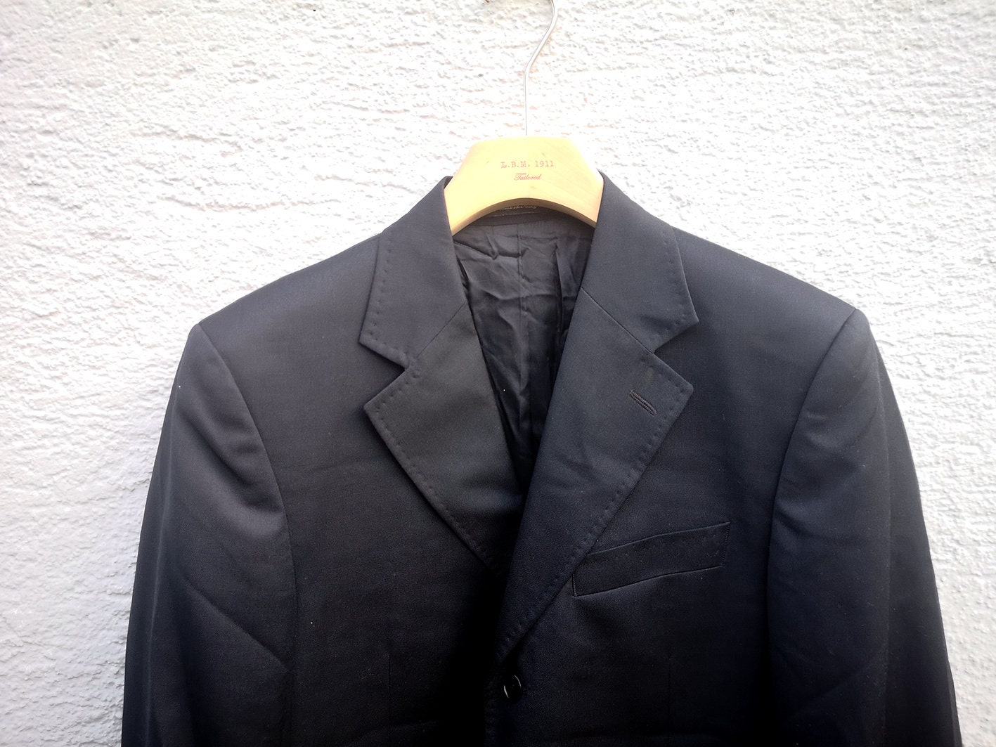 ALEXANDER MCQUEEN Black Wool Blazer Men's Size IT 50 | High