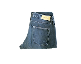 Pantalones vaqueros negros ACNE Y2K – Vaqueros de pierna recta ajustada para hombre, estilo streetwear.