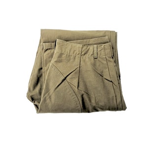 Pantaloni da campo militari cechi vintage – Otavan Trebon, verde kaki
