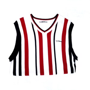 Cardigan vintage GAS a righe senza maniche, taglia media - Gilet in maglia alla moda, Maglieria, Gilet multicolore, Abbigliamento da donna
