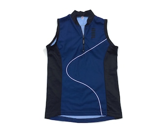 Vintage 90's FILA Blue Sport Jersey Tank  Top Medium,    Womens  Activewear