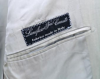 Vintage Pal Zleri Mohair Woll Blazer: Hellgraue Preppy Jacke