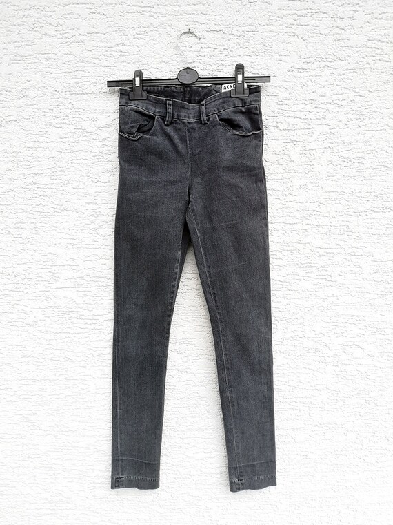 ACNE STUDIOS High Rise  Skinny  Jeans in grey |  … - image 3