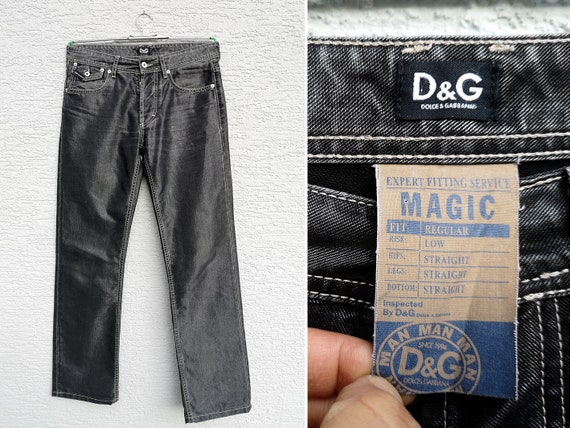 D\u0026G Magic Jeans / Mens Grey Straight 