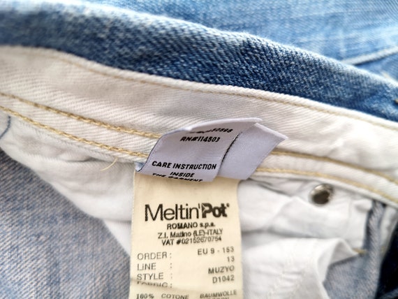 Mens MELTIN POT Distressed Jeans Ripped Denim 90s Streetstyle - Etsy