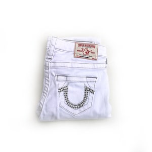 True Religion White Jeans - Etsy