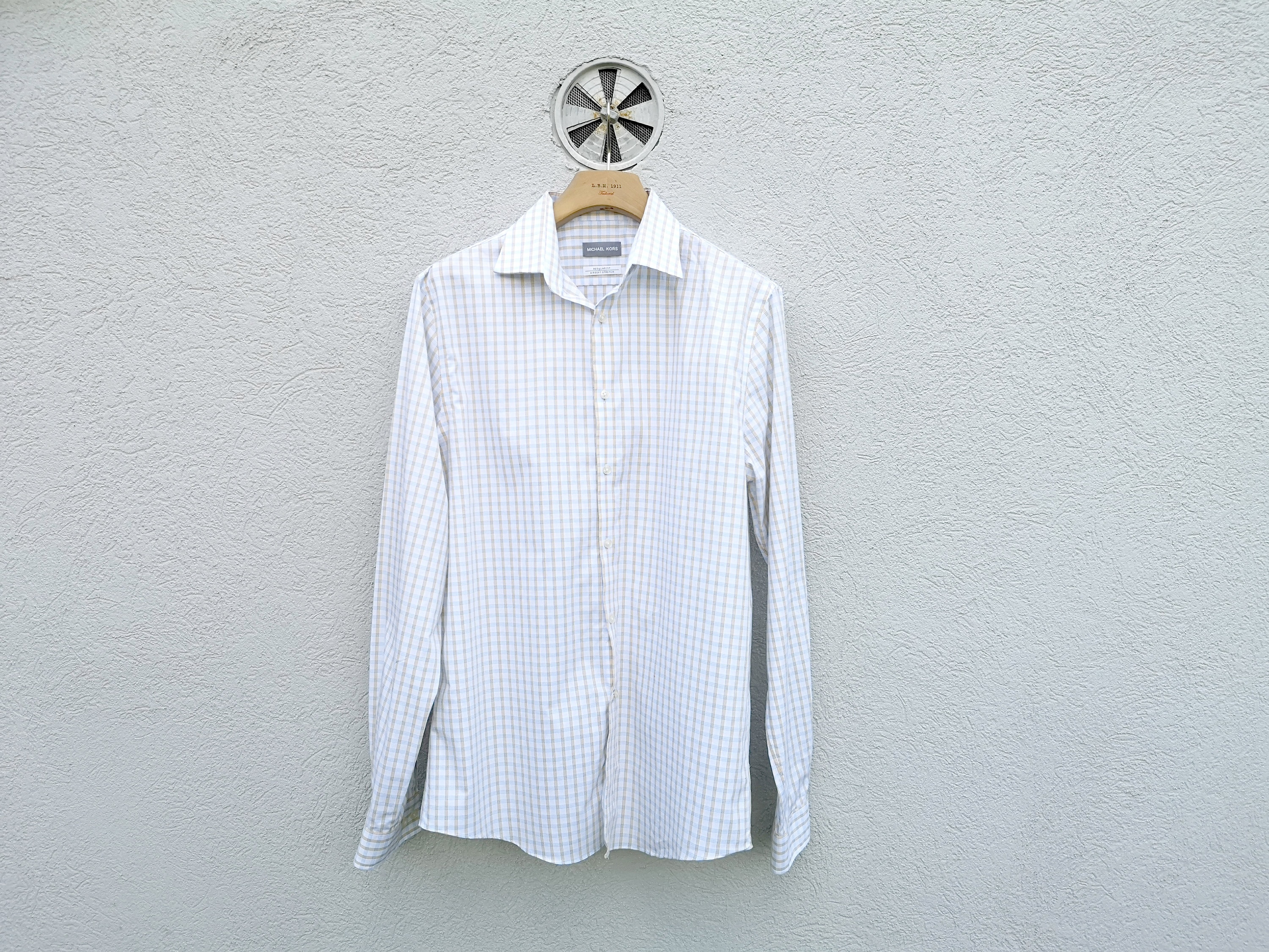 Vintage Michael Kors Checkered Stretch Shirt 90s Regular Fit Button-down Size 36/37 - 16.5 - Etsy Israel Vintage Michael Kors Checkered Stretch Shirt 90s Regular Fit Button-down Size 36/37 - 16.5 - Etsy Israel