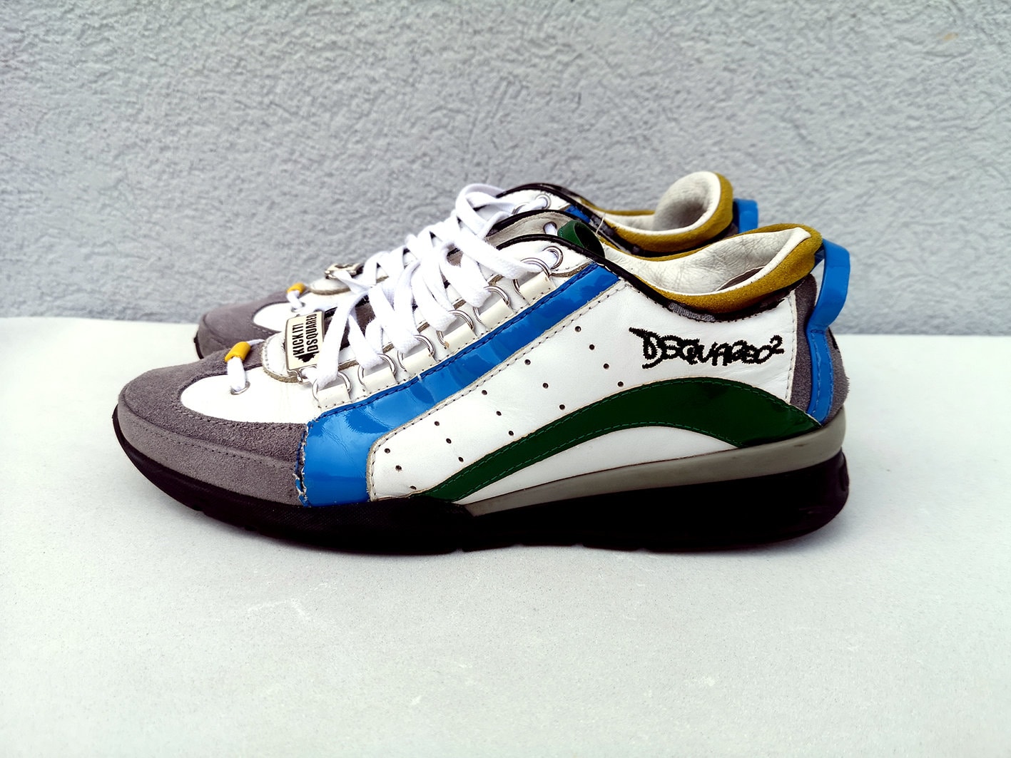 Tragisch grootmoeder Oprecht DSQUARED2 1964 Sneakers Mens Low Top Sport Leather Shoes Size - Etsy