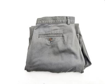 Vintage 90's Polo Ralph Lauren Chino Pleated Pants / Men's 34W X