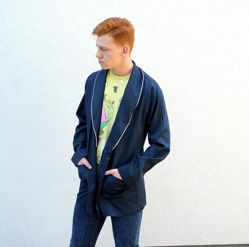 size Large L Men Blazer.Vintage 1990s Nazareno Gabrielli Mens Blazer Shawl Collar Blazer Men Jacket Designer Blazer Menswear Outerwear