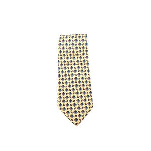 Vintage 80s Silk Tie: Handmade Geometric Cravate, Made in Italy