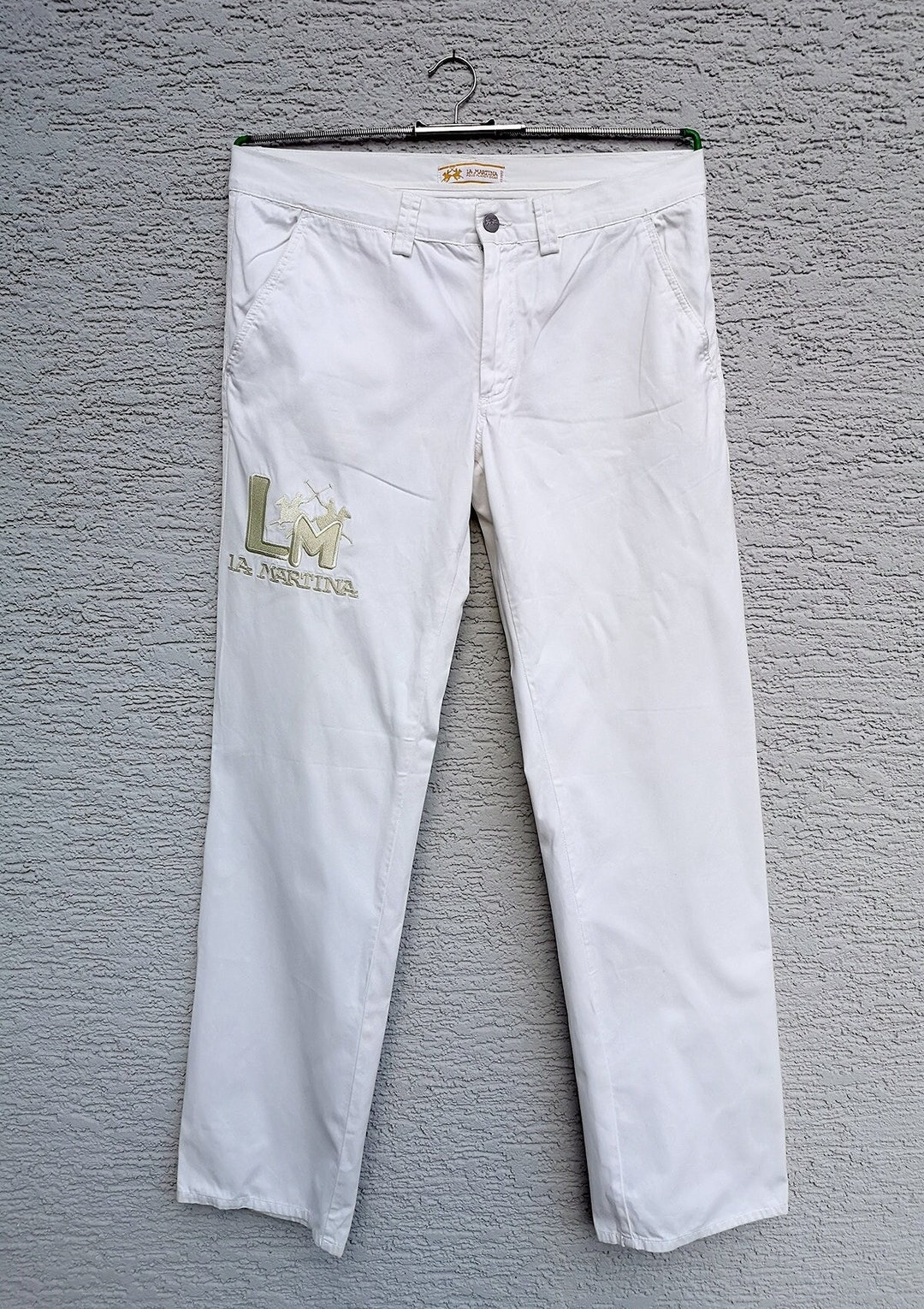 La Martina White Cotton Men's Track Pant main image 1
