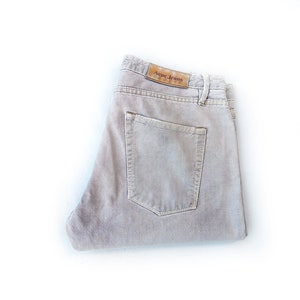 Y2K ACNE Hug Skin Distressed Jeans in Ecru color | Regular Slim Fit, Straight Leg,  Denim Trousers  Size W28 L32