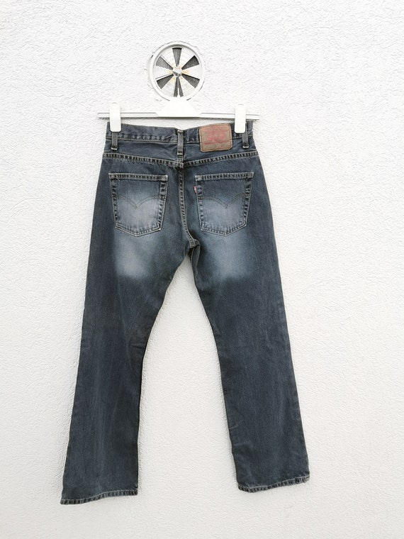 Vintage LEVIS Grey Jeans W29 L32  Boyfriend Fit -… - image 3