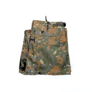 Vintage Miltec Camouflage Pants -  Military Cargo Trousers, High Waist,  Army Clothing, Mint condition
