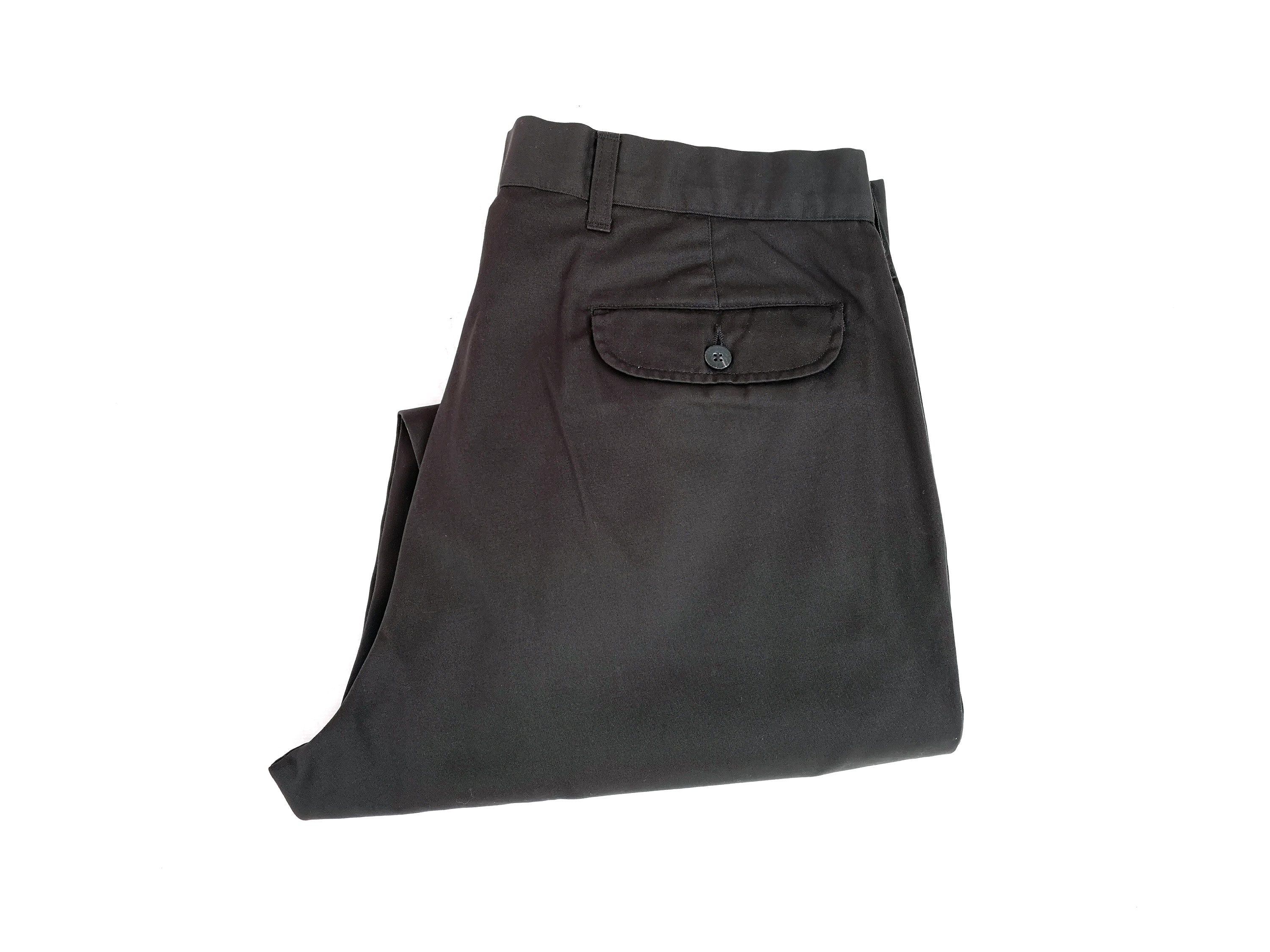 Vintage Armani Black Chino Pants – Relaxed Straight Leg Workwear