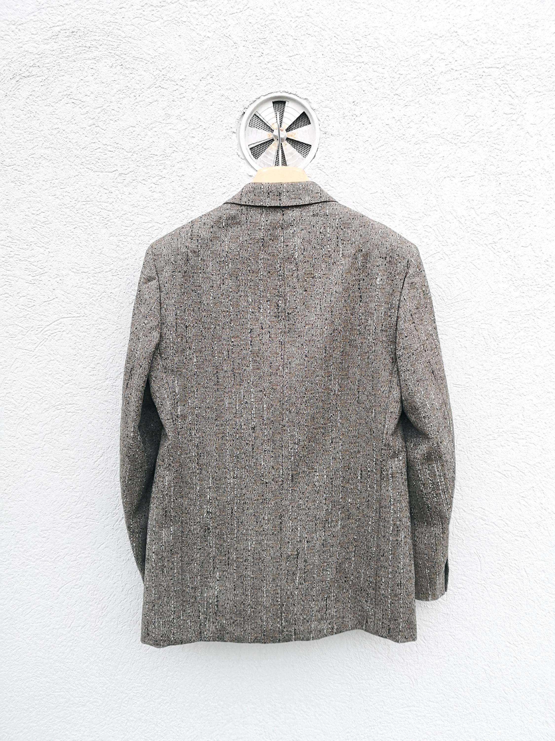 BEAMS F LUIGI BOTTO ジャケット グレー サイズ50 Vintage 1970s Luigi Botto Virgin Wool Sport Coat - Made in Italy