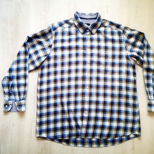 Vintage PAUL SMITH Checkered Shirt , 1990s Grunge  Flannel Check Shirt for Men