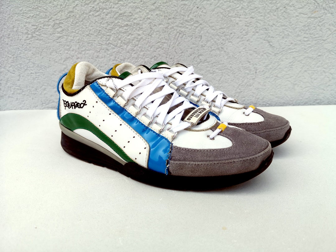DSQUARED2 1964 Sneakers Mens Low Top Sport Leather Shoes DSQUARED2 1964 Sneakers Mens Low Top Sport Leather Shoes