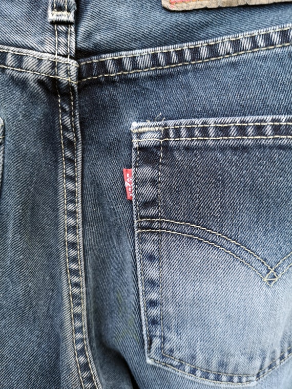 Vintage LEVIS Grey Jeans W29 L32  Boyfriend Fit -… - image 8