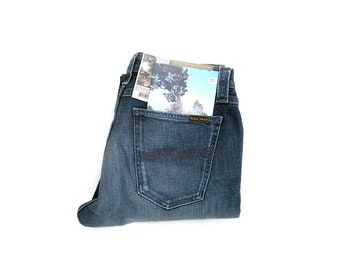 Jeansy Nudie Skinny Lin Mens W29 L32: Organic Denim - Deadstock