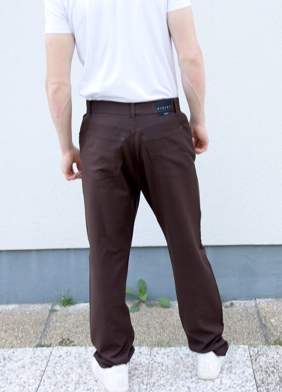90 hommes SISLEY Trousers.Dark Brown droit jambe formelle formelle jambe pantalon masculine homme mode homme Style cadeau pour lui, de taille moyenne, M d5c5e3 90 hommes SISLEY Trousers.Dark Brown droit jambe formelle formelle jambe pantalon masculine homme mode homme Style cadeau pour lui, de taille moyenne, M d5c5e3