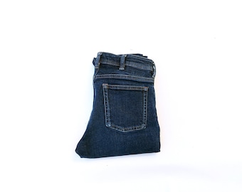 Women's  Y2K Acne Studios Bla Konst Jeans -  Dark Blue Stretch Denim