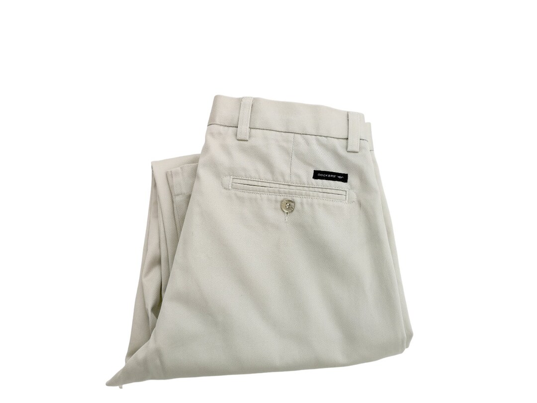 Vintage Dockers Chino Pants — 90s Straight Fit Khakis in Classic