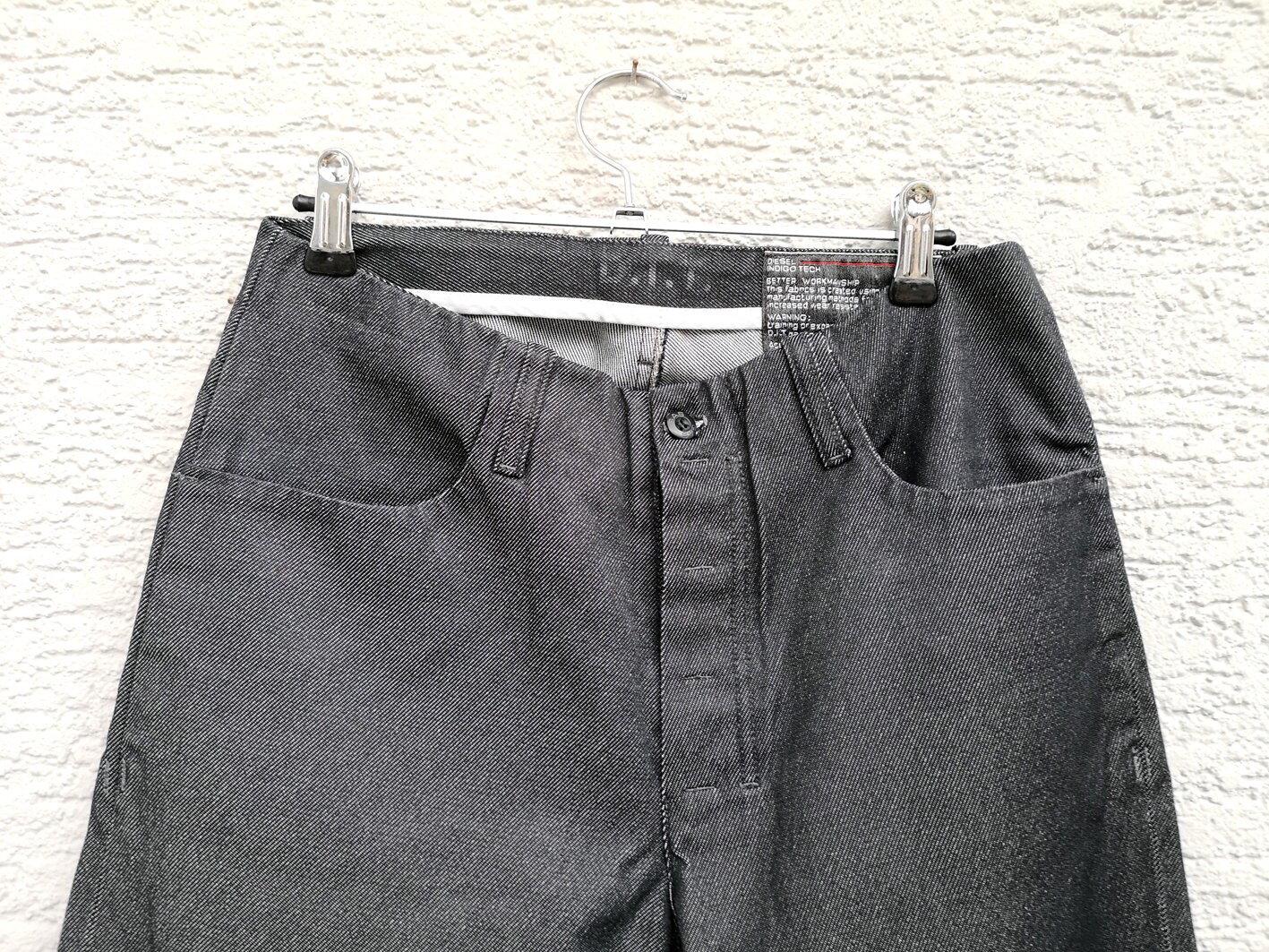 archive diesel coating denim indigo Vintage Diesel Indigo Tech