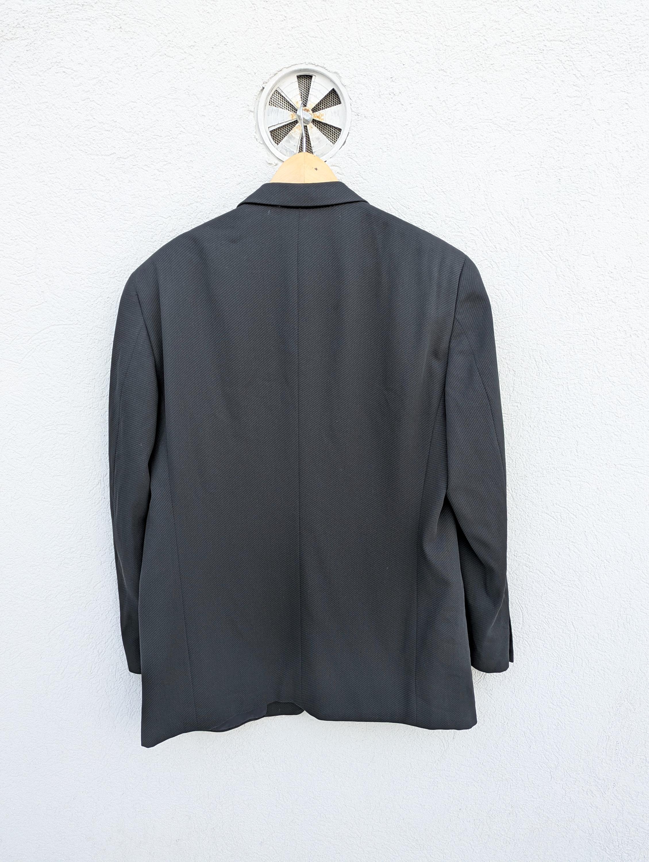Vintage Armani Collezioni Silk Wool Micro Herringbone Blazer - Etsy
