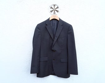 Vintage Hugo Boss Super 100 Virgin Wool Tailored Jacket