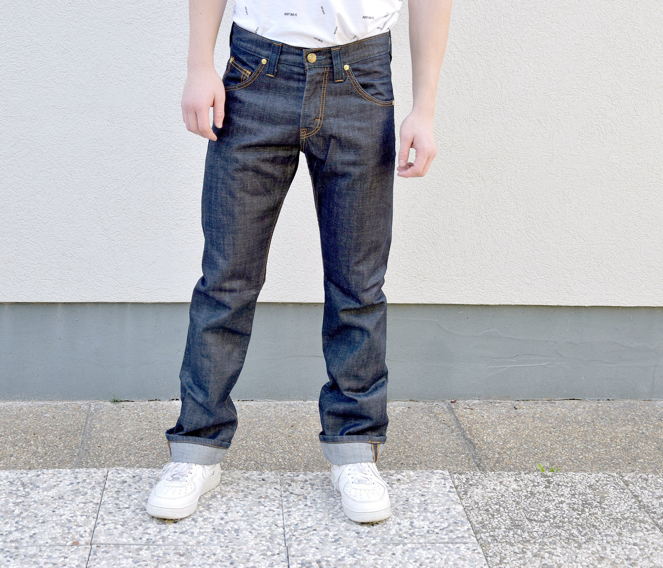 Vintage LEE Indigo Blue Jeans Straight 