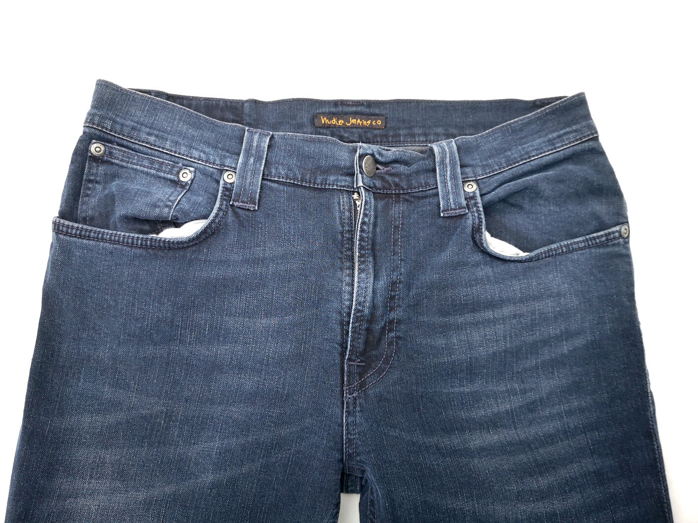 Nudie Thin Finn Skinny Jeans - Organic Stretch Denim (W33 L34) - Etsy