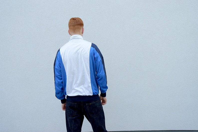 90s Fashion Streetstyle 90/'s SLAZENGER TRACK JACKET Mens Track jacket Sport track Jacket Activewear Sportswear Sport jacket rare ML