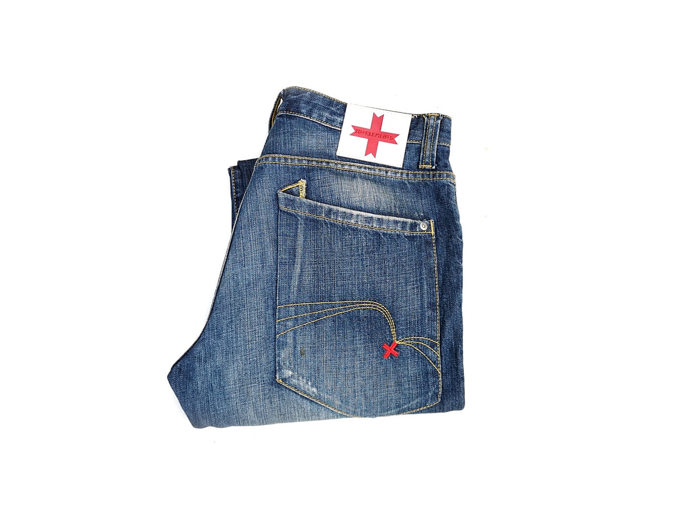 ZUELEMENTS Standard Fit Jeans Size 32 ,regular Straight Leg