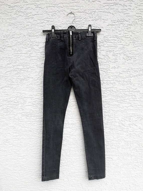 ACNE STUDIOS High Rise  Skinny  Jeans in grey |  … - image 4