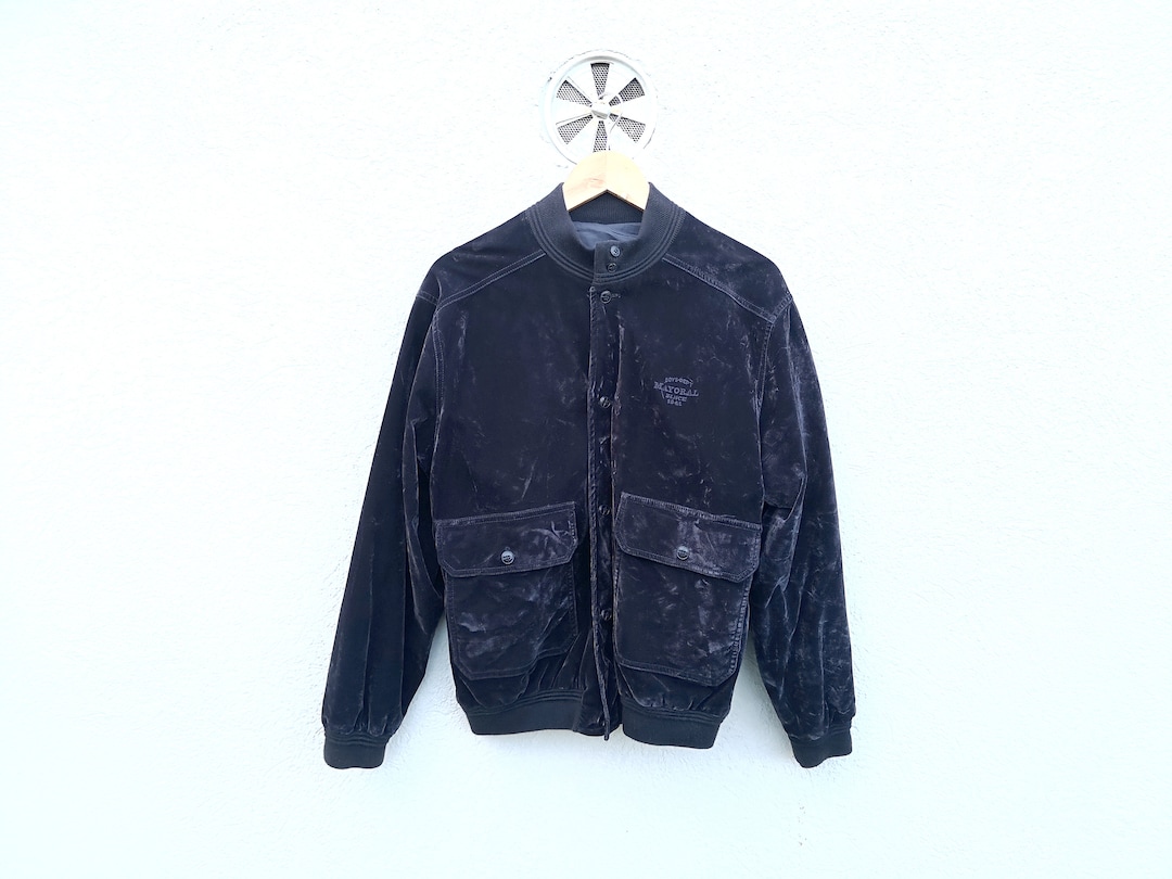 Blue Velvet Bomber Jacket Mayoral Full-zip Flight Jacket