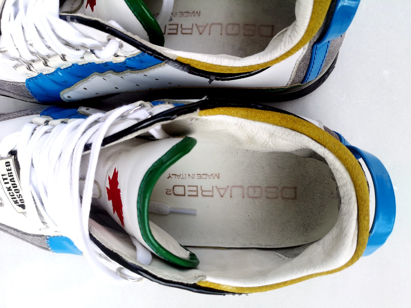 DSQUARED2 1964 Sneakers Mens Low Top Sport Leather Shoes
