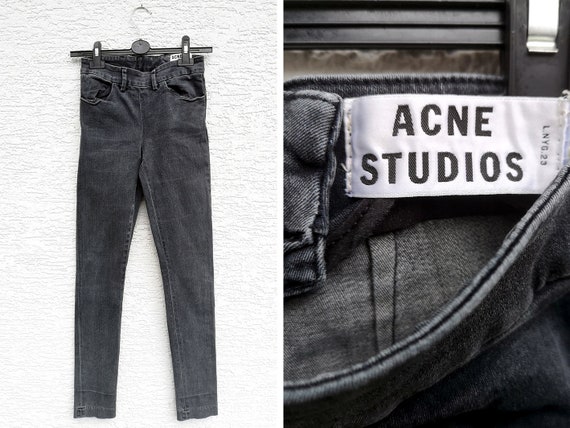 ACNE STUDIOS High Rise  Skinny  Jeans in grey |  … - image 2