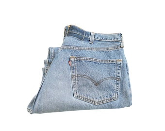 Vintage 90's Levi's 501 Jeans USA, Button Fly, Denim (W36
