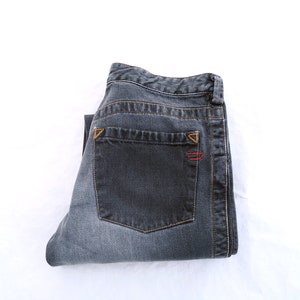 Vintage Diesel ROODY Jeans: Grey Denim, Regular Straight Fit W30 L34