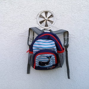 Vintage Rucksack für Kinder - Wal Meeresgeschöpf Kinderrucksack - Rave fashion