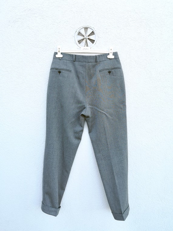 Vintage Daniel Hechter Gray Pleated Classic Trous… - image 3
