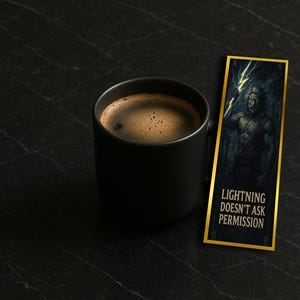 Zeus Mythology Bookmark – Greek God Vibes for BookTok Lovers | Dark Academia Aesthetic