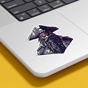 Ghost Pirate|blackbeard|sticker|golden Age of Piracy|yo-ho - Etsy