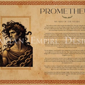 Mythological Tales Retold: Prometheus&#39;s  Side