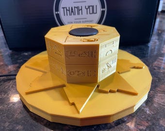 Handmade Hamunaptra Key Charging Stand - Book of the Dead - 3D Printed - Gift for Mummy Fans