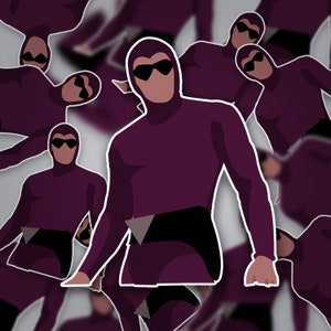 The Phantom Matte Vinyl Sticker