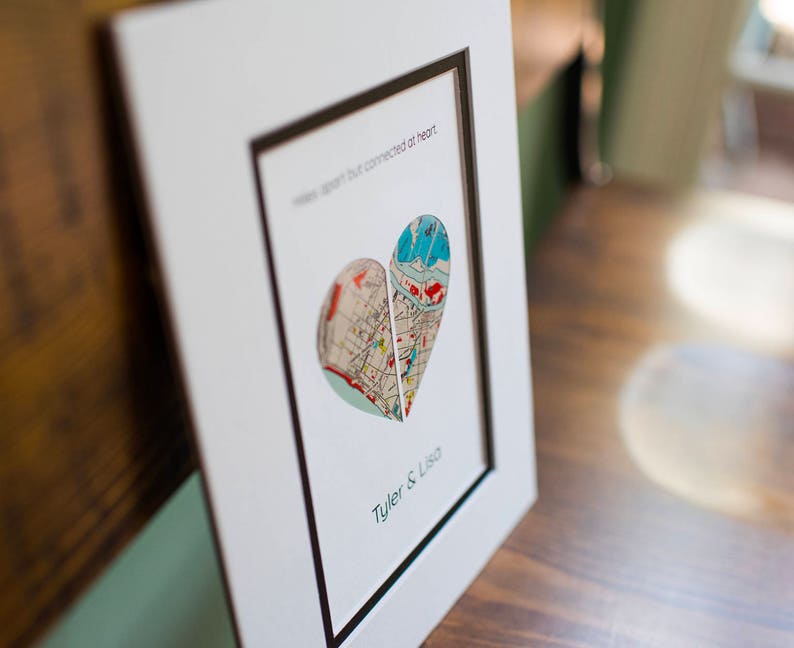 Wedding Gift for Long Distance Couple Unique Wedding Gift Etsy