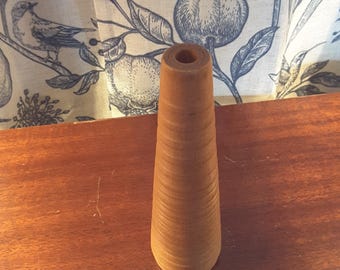 Wood Thread Spool Conical 8 Inches Tall